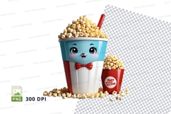 Popcorn bucket mockup Product Image 1