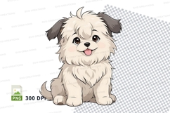 Cute cartoon dog clipart png Product Image 1