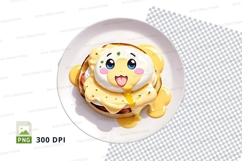 Cartoon character pancake mockup Product Image 1