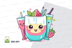 Cute drink clipart png Product Image 1