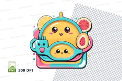 Cartoon teapot clipart png Product Image 1