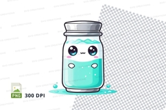 Cute kawaii jar mockup Product Image 1