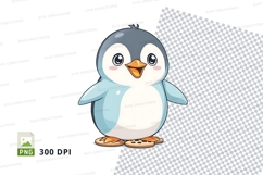 Cartoon penguin clipart png Product Image 1