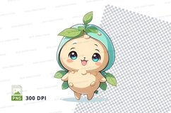 Cute baby character clipart png Product Image 1
