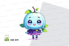 Cartoon apple character clipart png Product Image 1
