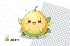 Cute lemon clipart png Product Image 1