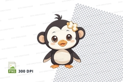 Cartoon penguin clipart png Product Image 1