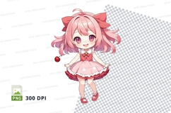 Anime girl clipart png Product Image 1