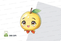 Cartoon apple character clipart png Product Image 1