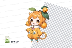 Cartoon character clipart with lemons Product Image 1