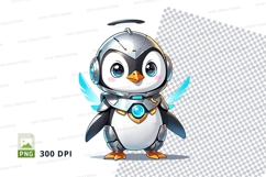 Robot penguin clipart png Product Image 1