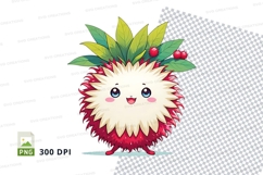Cartoon pineapple character clipart png Product Image 1