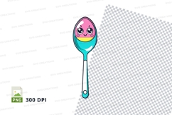 Cartoon spoon clipart png Product Image 1