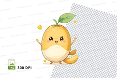Cartoon lemon character clipart png Product Image 1