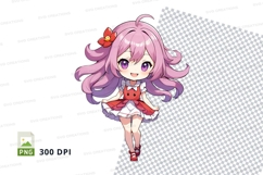 Anime girl clipart png Product Image 1