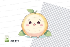 Cartoon lemon clipart png Product Image 1