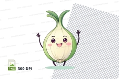 Cartoon onion clipart png Product Image 1