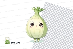 Cute onion clipart png Product Image 1