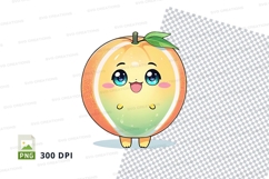 Cartoon orange character clipart png Product Image 1