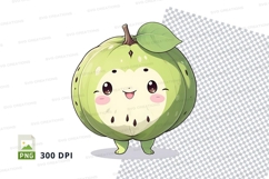 Cartoon apple character clipart png Product Image 1