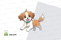 Cartoon puppy dog clipart png Product Image 1