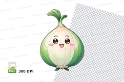 Cartoon onion clipart png Product Image 1