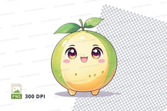 Cartoon lemon clipart png Product Image 1