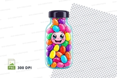 Jelly bean jar clipart png Product Image 1