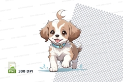 Cartoon dog clipart png Product Image 1