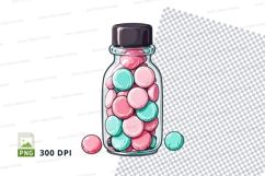 Jar of candies mockup Product Image 1