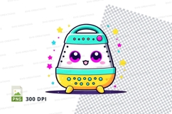 Cartoon backpack mockup with stars Product Image 1