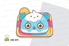 Cartoon bear sticker mockup Product Image 1