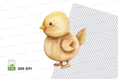 Cute baby chick clipart isolated on white background Product Image 1