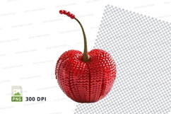 Red cherry clipart isolated on transparent background PNG Product Image 1