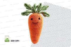 Cute crochet pineapple clipart PNG high resolution 300 DPI Product Image 1