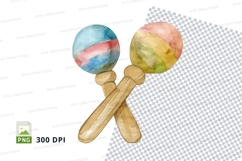 Colorful lollipop clipart isolated on transparent background Product Image 1