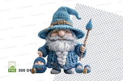 Gnome Clipart PNG Vector Cute Winter Holiday Character Product Image 1
