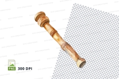 Rusty metal pipe clipart isolated transparent background Product Image 1