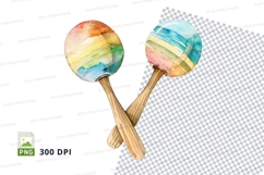 Easter egg lollipops colorful wooden sticks clipart PNG Product Image 1