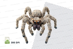 Black spider clipart isolated transparent background PNG Product Image 1