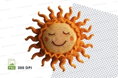 Happy smiling sun clipart png transparent background cheerfu Product Image 1
