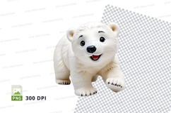 Wooden robot clipart png isolated cute character 300dpi Product Image 1