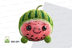 Cute strawberry plush clipart PNG high detail 300 DPI Product Image 1