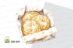 Golden croissant pastry clipart transparent PNG bakery food Product Image 1