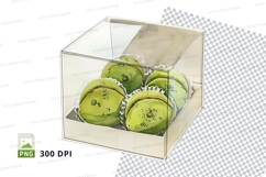 Fresh kiwi slices in clear plastic container clipart Product Image 1