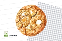 Golden honeycomb bread loaf clipart PNG transparent Product Image 1