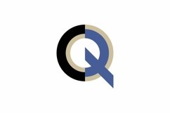 CQ QC logo design vector template Product Image 1