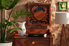 Crab 3D Layered Cut File | Cancer Zodiac Sign SVG Wall Art Product Image 7