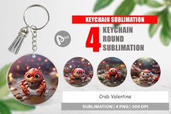Keychain Crab Valentine Product Image 1