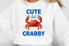 Crabby but Cute Beach Crab Summer PNG Product Image 2